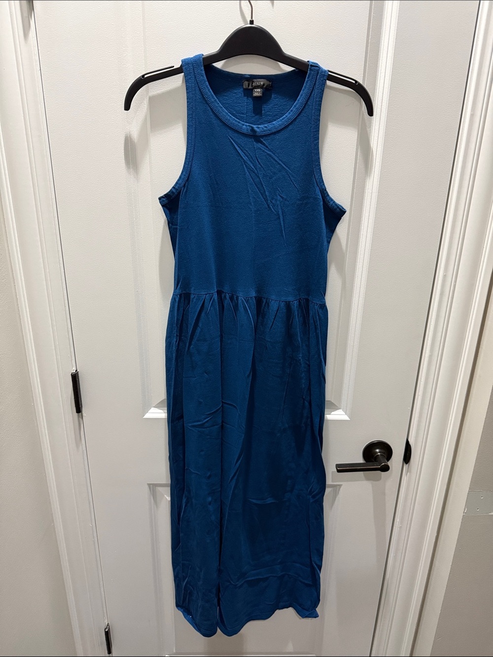 J. Crew Sleeveless Royal Blue Maxi Dress